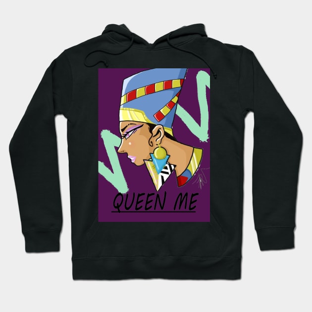 "Queen Me." Hoodie by TreBeyond